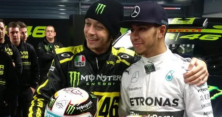 Hamilton proverà la M1 di Valentino Rossi