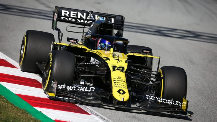 Formula 1: Alonso ha provato la Renault