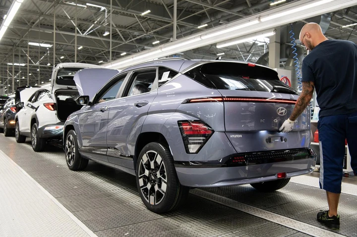 Nuova Hyundai Kona Electric produzione