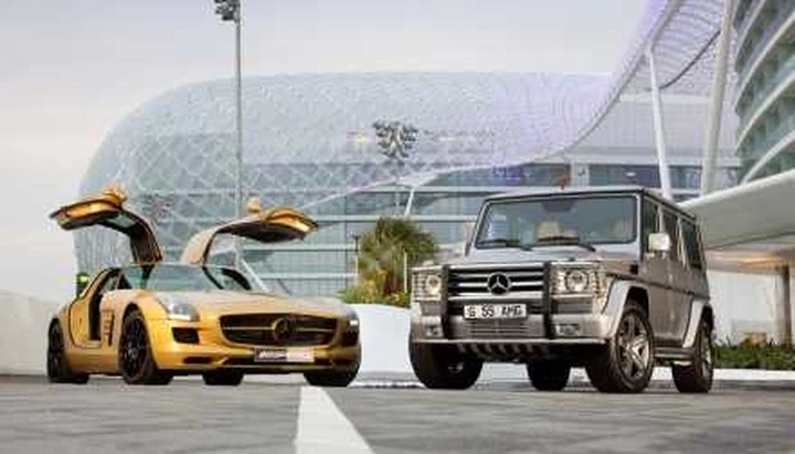 Una SLS dorata e una G speciale per Dubai