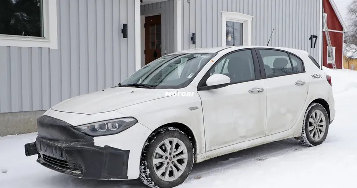 Fiat Tipo restyling 2021, spiata durante i test sulla neve