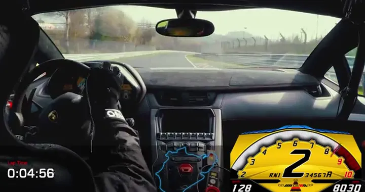 Lamborghini Aventador SV: al Nurburgring in 6’59