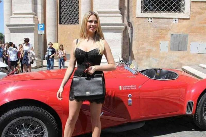 Martina Stella madrina Mille Miglia 2012