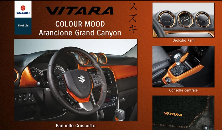Colour Mood Suzuki: la Vitara acquista personalità e colore