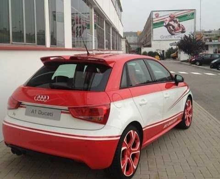 Audi A1 Ducati sorpresa a Borgo Panigale