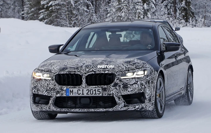 Nuova BMW M5: le foto spia