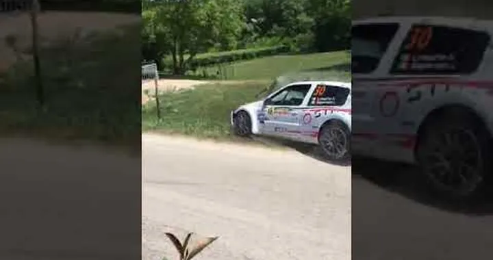 Incidente con la Renault Clio al Rally della Marca [Video]