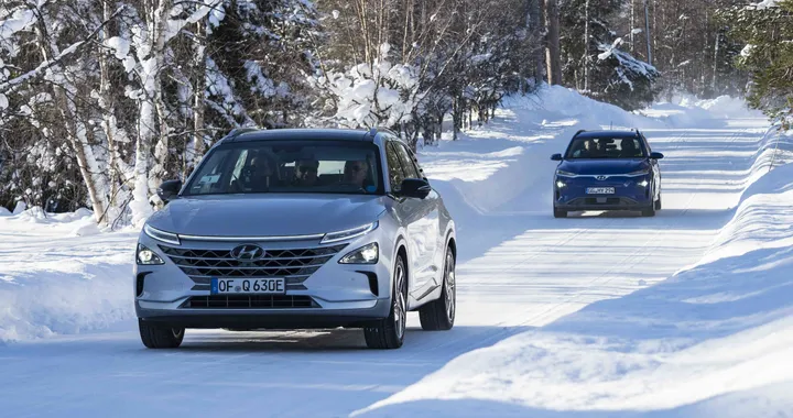 Hyundai: test al Circolo Polare per la Nexo e la Kona Electric