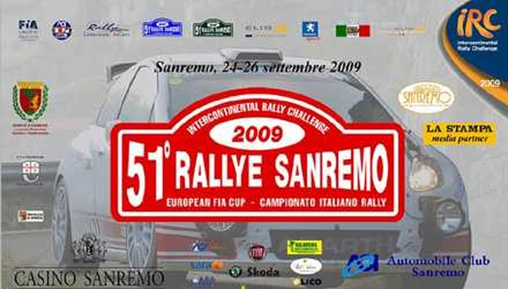 Rally Sanremo: oggi il via