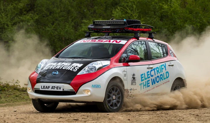 Nissan Leaf: la prima elettrica ad affrontare i 16.000 km del Mongol Rally