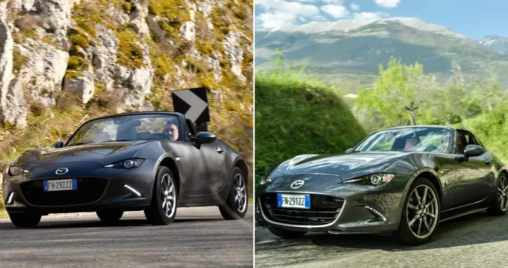 Mazda MX-5 Cherry Edition VS MX-5 RF 2.0 automatica: la prova su strada