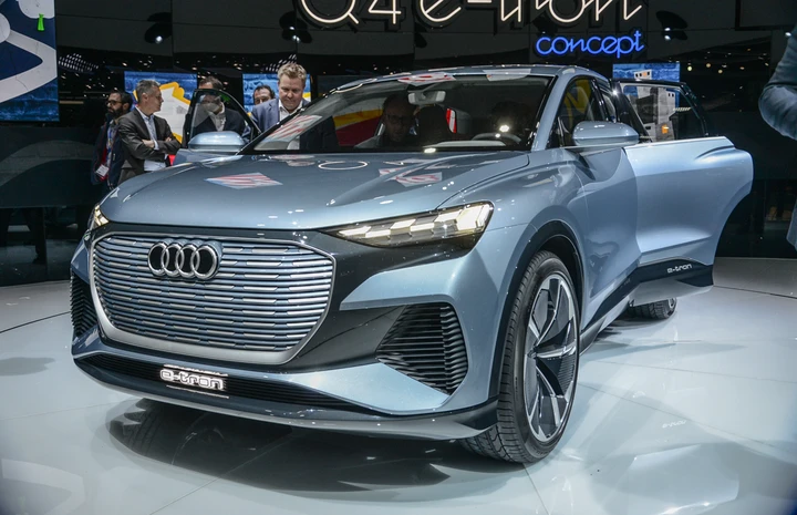 Audi Q4 e-tron Concept al Salone di Ginevra 2019