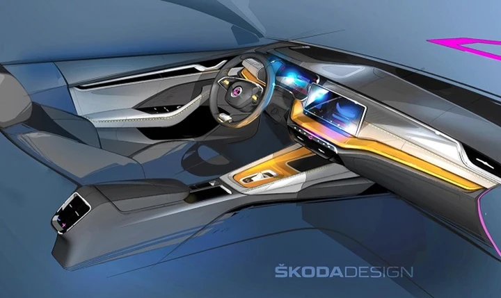 Skoda Octavia: i teaser abitacolo della quarta generazione