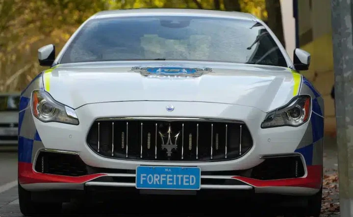 Maserati sequestrata diventa una pattuglia della Polizia in Australia