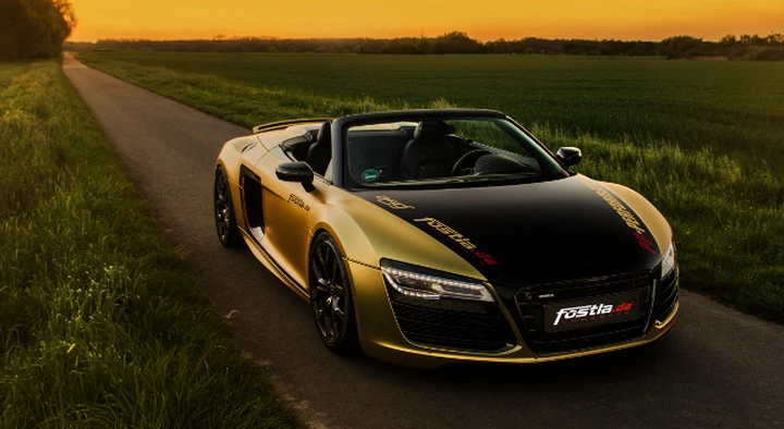 Audi R8 V10 Spyder by Fostla.de: 620 CV a cielo aperto