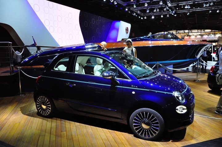 Fiat 500 Riva Tender to Paris al Salone di Parigi 2016