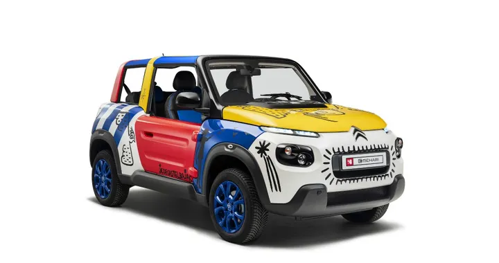 Citroen E-Mehari Art Car: livrea speciale per i 50 anni del modello
