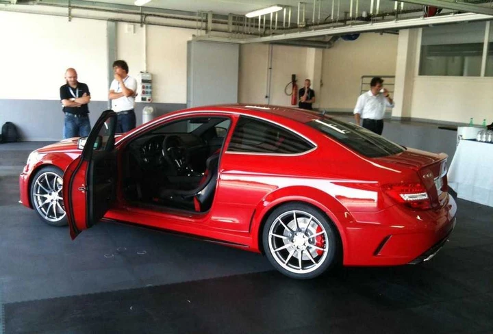 Merecedes C63 AMG Coupé Black Series: le prime foto