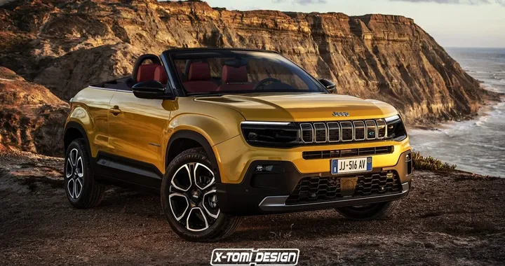 Jeep Avenger cabrio: potrebbe essere così
