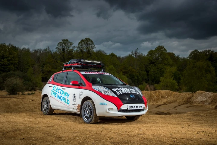 Nissan Leaf: la prima elettrica a partecipare al Mongol Rally