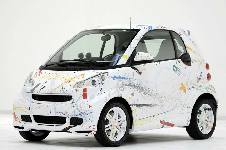 Smart Fortwo Sprinkle, art car a Milano
