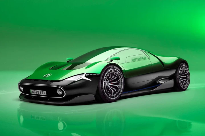 Mercedes-AMG: svelati i piani per una supercar rivoluzionaria [FOTO RENDER]