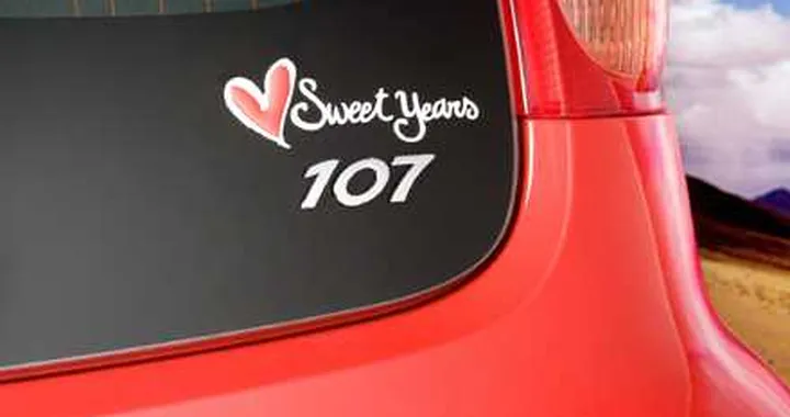 Peugeot 107 Sweet Years, sempre più trendy