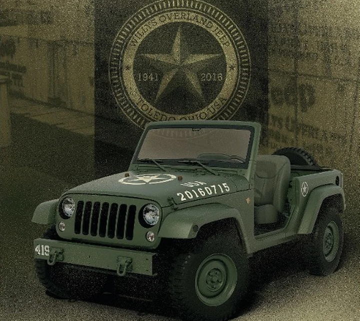 Jeep Wrangler 75th Salute Concept: esemplare unico per i 75 anni