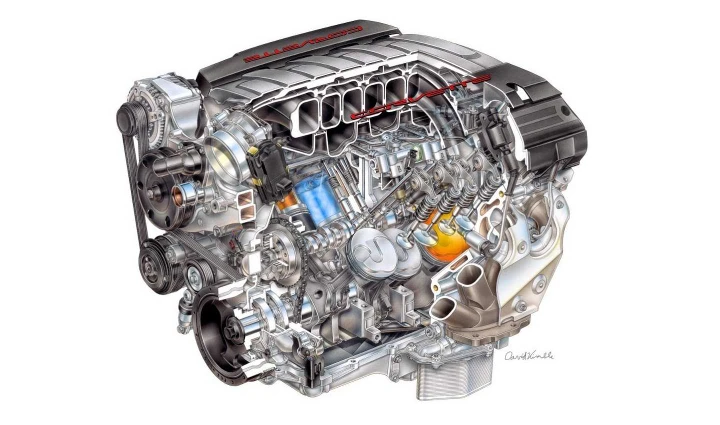 Chevrolet Corvette C7 2014: il V8 avrà 450 CV