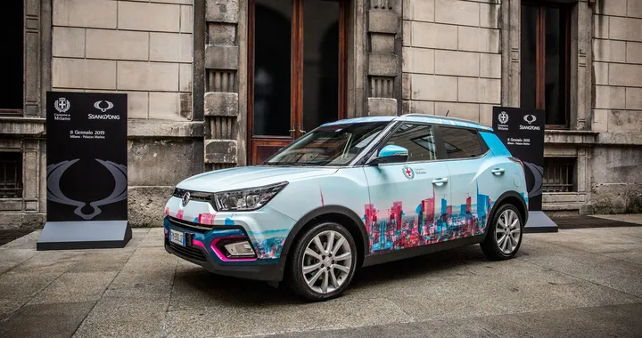 Ssangyong: una Tivoli con livrea unica per il Comune di Milano