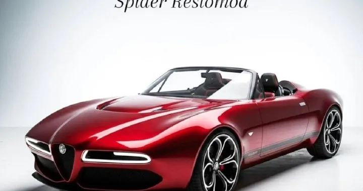 Alfa Romeo Spider restomod: la reinterpretazione digitale di cool.car.design