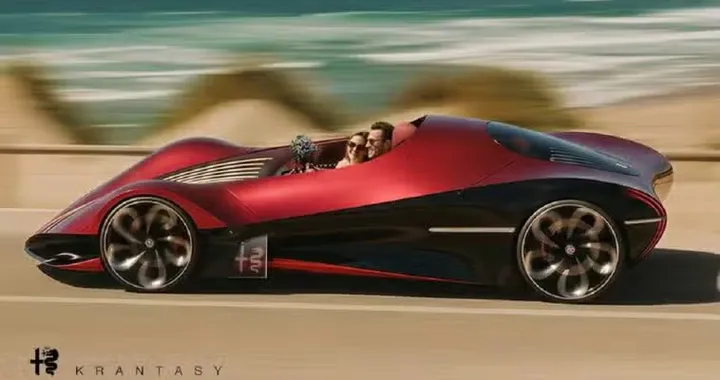 Alfa Romeo Krantasy reinventa la spider italiana in chiave futuristica