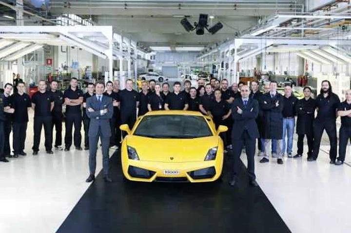 Lamborghini Gallardo a quota 10.000
