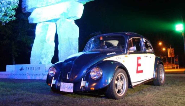 Un Maggiolino elettrico da record