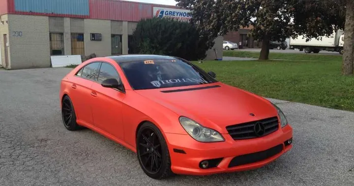 Mercedes CLS 55 AMG 2005 Matte Red by ReStyleIt