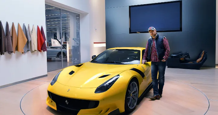 Joe Bastianich a Maranello: 