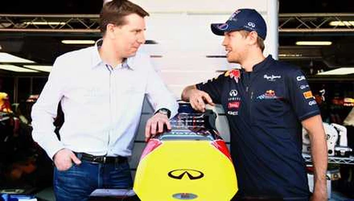 Vettel è ambasciatore del marchio Infiniti