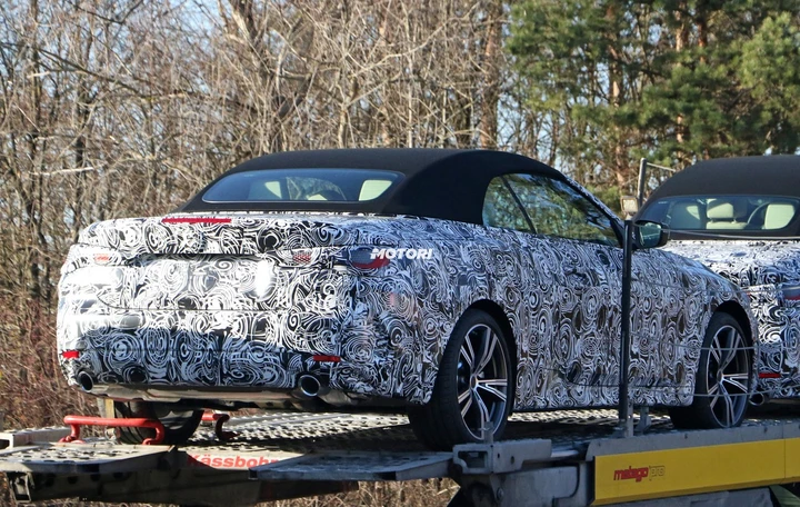 BMW Serie 4 Cabrio: nuove foto spia