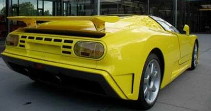 Bugatti EB110 SS in vendita. E' di Schumacher