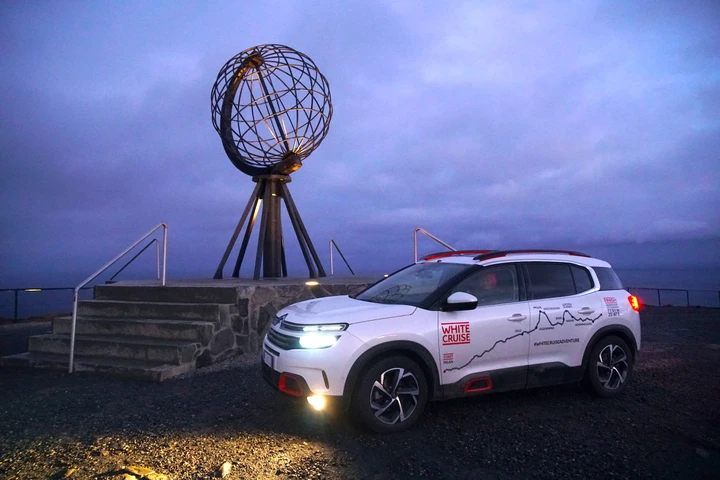 Citroën: la White Cruise arriva a Capo Nord