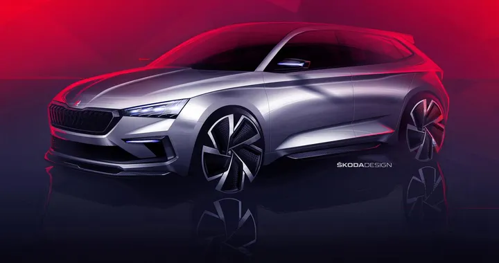 Skoda Vision RS Concept: ecco i bozzetti ufficiali