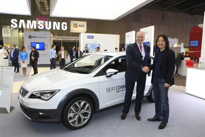 Seat e Samsung al Mobile World Congress