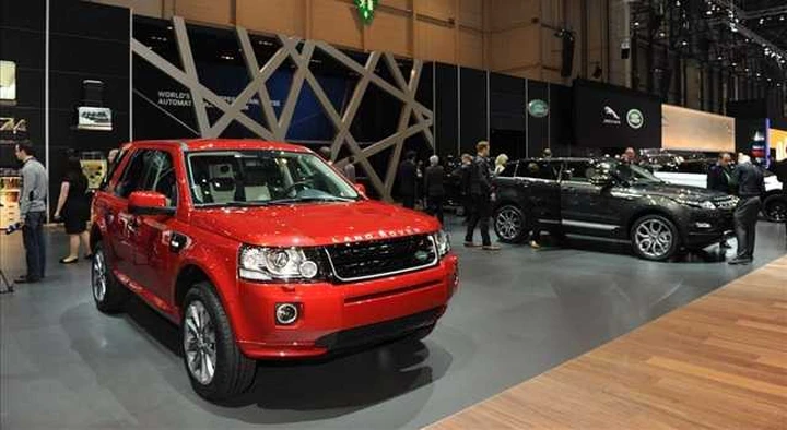 Stand Land Rover al Salone di Ginevra 2013