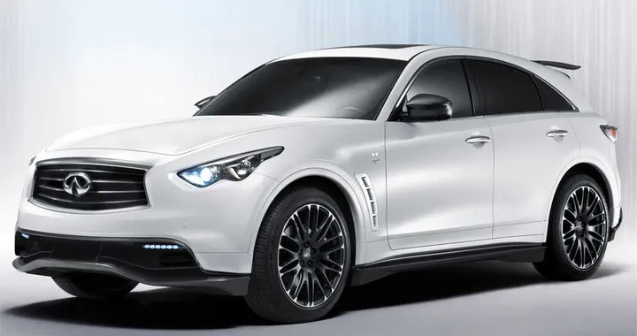 Infiniti FX Sebastian Vettel al Salone di Francoforte