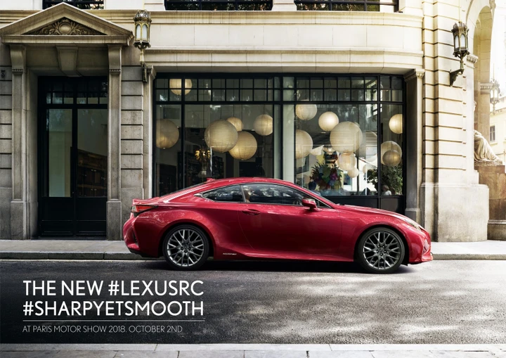 Nuova Lexus RC: il debutto al Salone di Parigi