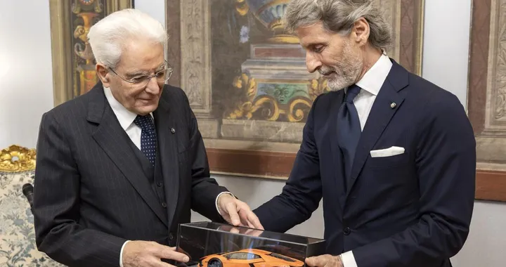 Lamborghini al Quirinale: Mattarella incontra l’eccellenza italiana
