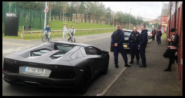 Samir Nasri e la Lamborghini sequestrata