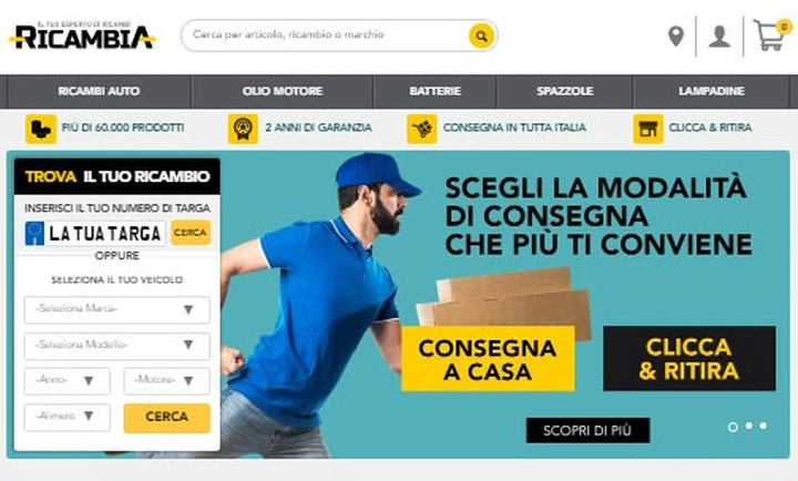 Ricambia: il nuovo sito per i ricambi auto online