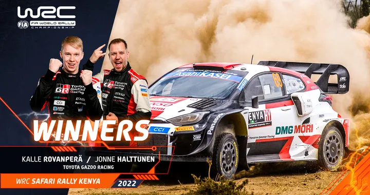 WRC Safari Rally: dominio di Toyota e Rovanpera
