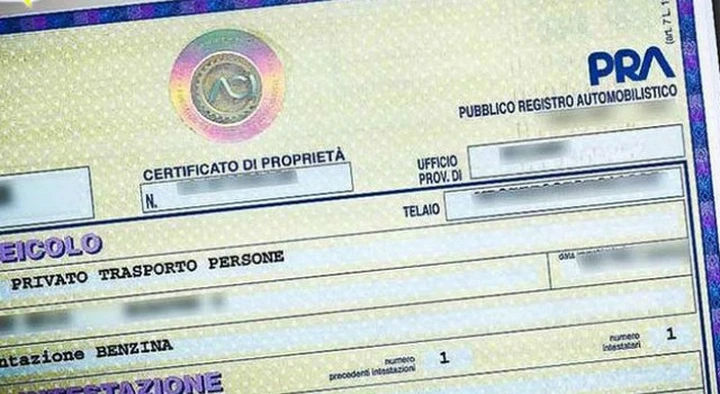 Libretto di circolazione e certificato di proprietà insieme: niente risparmio